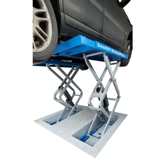 Podnośnik nożycowy podprogowy podposadzkowy Bestlift N35WPU-L